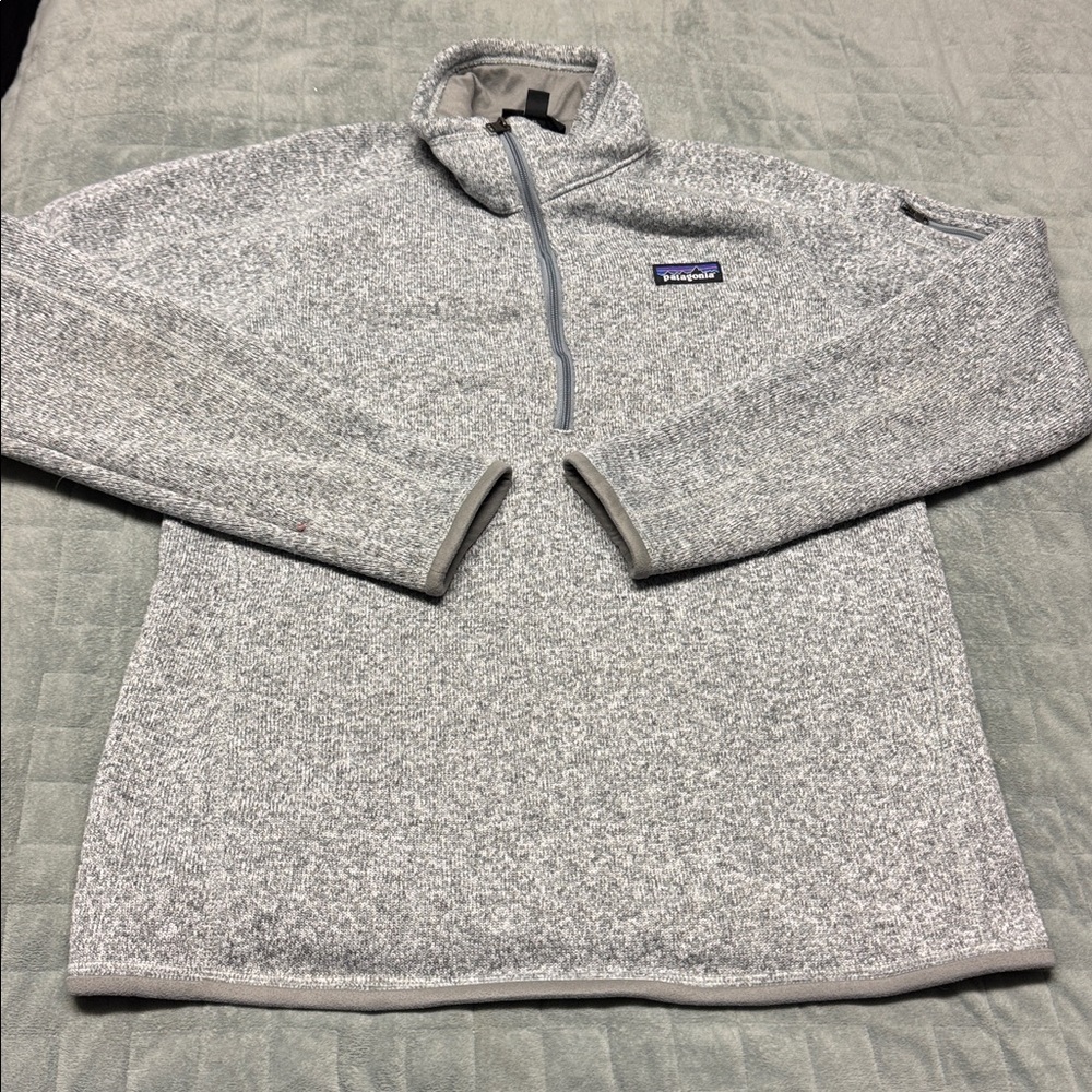 Patagonia Gray Quarter-Zip Sweatshirt